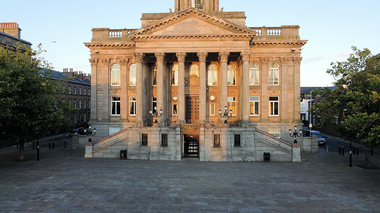Birkenhead Town Hall in Wirral